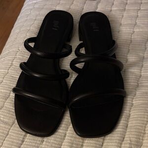 J. Jill Black Strappy Sandals
